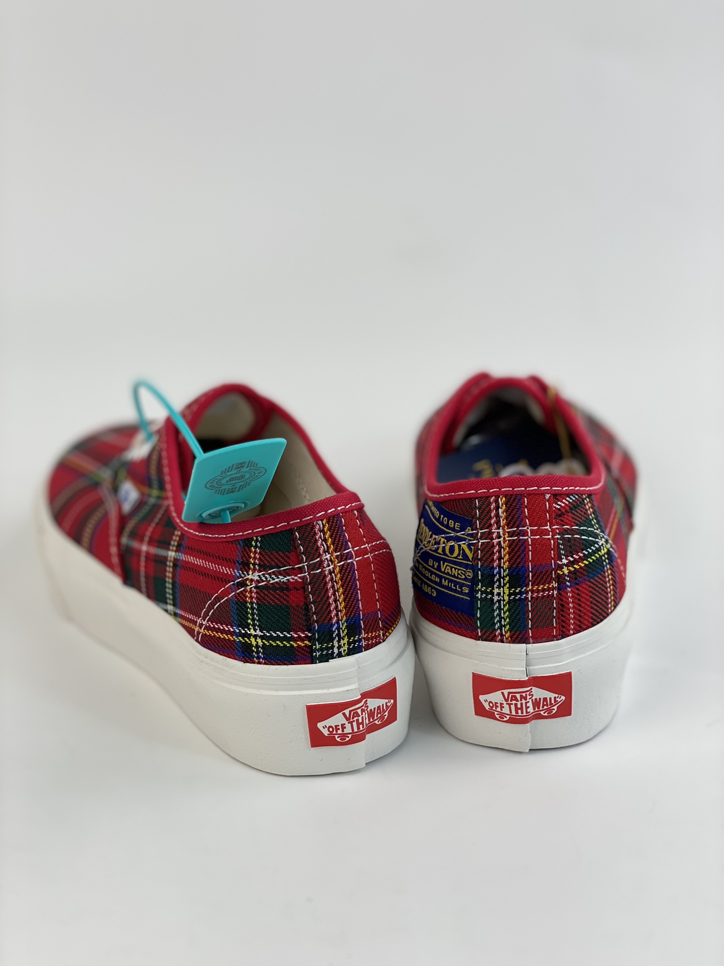 Vans Authentic x Pendleton Thick Bottom Heightening Collaborative Plaid