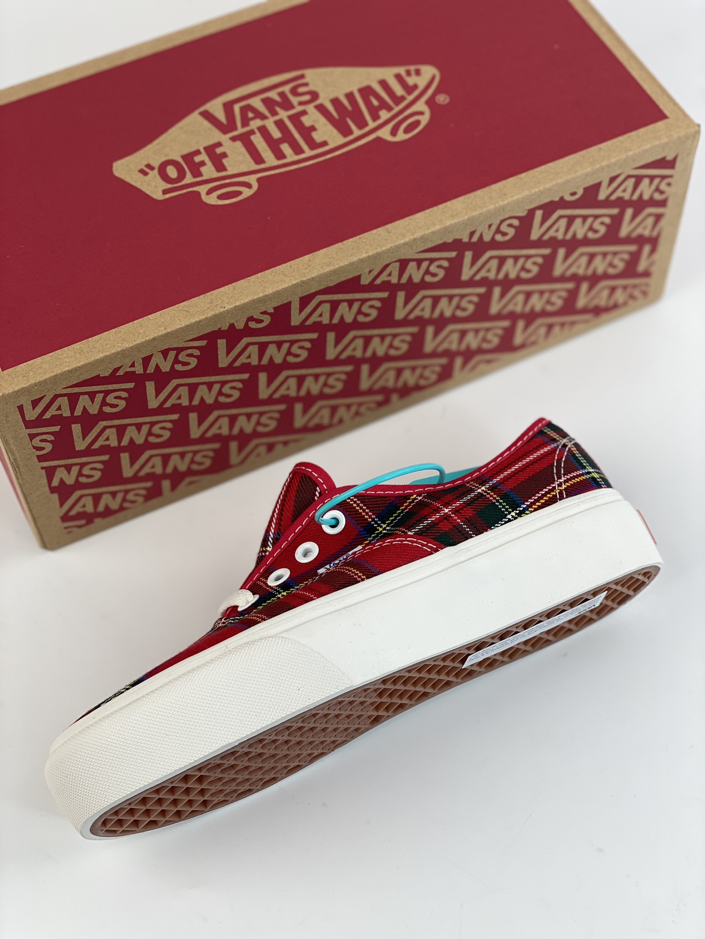 Vans Authentic x Pendleton Thick Bottom Heightening Collaborative Plaid