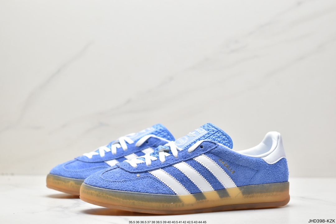 Adidas Originals Gazelle Indoor Clover Retro Casual Non-slip Wear-resistant Low-top Sneakers HO6261