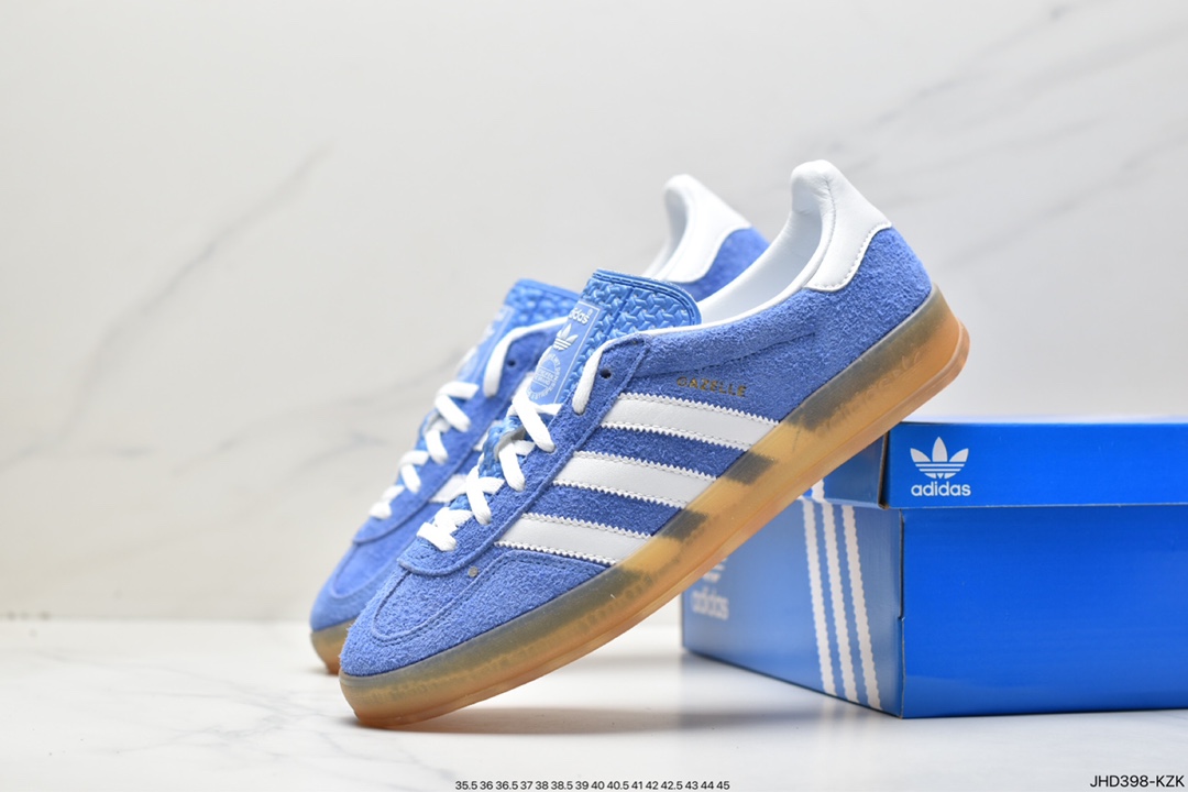 Adidas Originals Gazelle Indoor Clover Retro Casual Non-slip Wear-resistant Low-top Sneakers HO6261