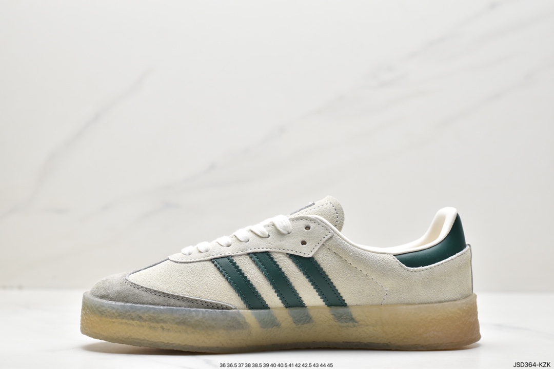 adidas SAMBA KITH CLARKS clover retro casual non-slip wear-resistant low-top shoes ID7297