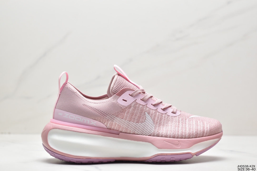 190 耐克NIKE ZOOMX INVINCIBLE RUN FK3 短跑马拉松系带系列轻量休闲运动慢跑鞋 DR2615-003