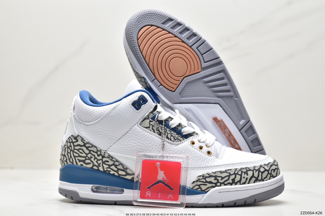 250 Air Jordan 3 Retro 全新批次 迈克尔·乔丹AJ3代中帮复古休闲运动文化篮球鞋 CT8532-148