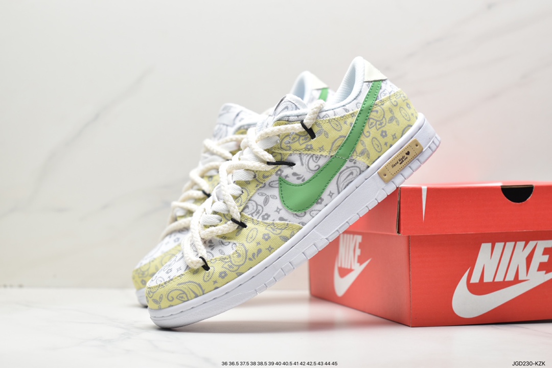 180 Nike SB Dunk Low”Milk White/Pink/Smile”扣篮系列低帮休闲运动滑板板鞋 DJ9955-100