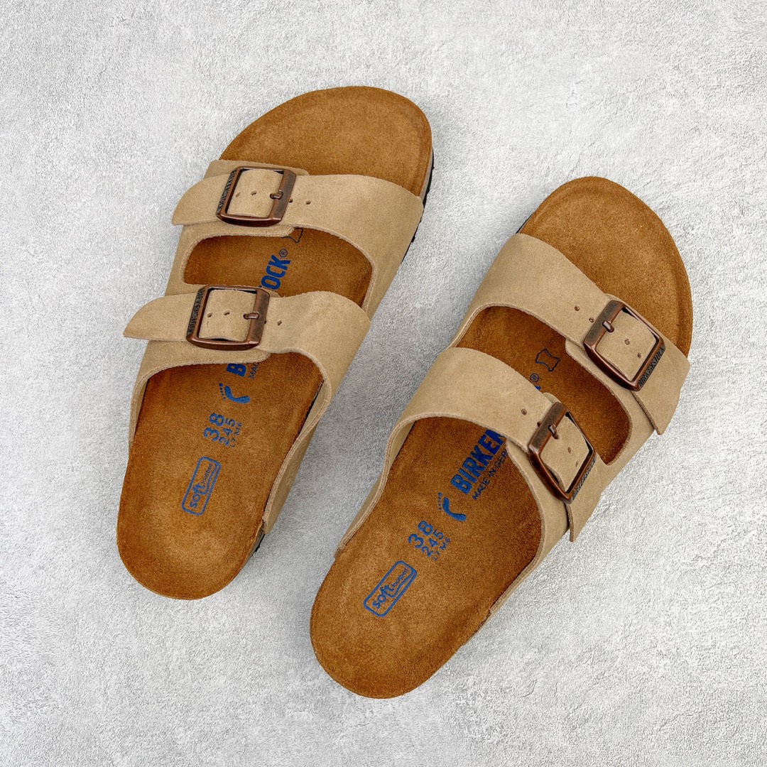 图片[3]-零售💰230 ＃DC Birkenstock Arizona 系列勃肯皮革绒面双扣时尚凉拖鞋 牛皮绒面革质地柔软 搭配可调节鞋扣提升穿着舒适度 人体工学设计分散脚部压力 保护脚踝 软木乳胶鞋床具有一定的收缩性 长时间穿着后能贴合脚型 EVA鞋底回弹性和抗张性力高 具有良好的防震、缓冲性  四季皆宜 柔软的鞋床采用额外的泡沫缓冲层 提供额外的舒适感和全天支撑 全网独家首发 源于德国的严谨工艺  牛巴戎面 中层松木 EVA 三层组合大底 优质牛皮面料五金扣 出口订单 尺码：35-44 编码：by2936030-运动鞋