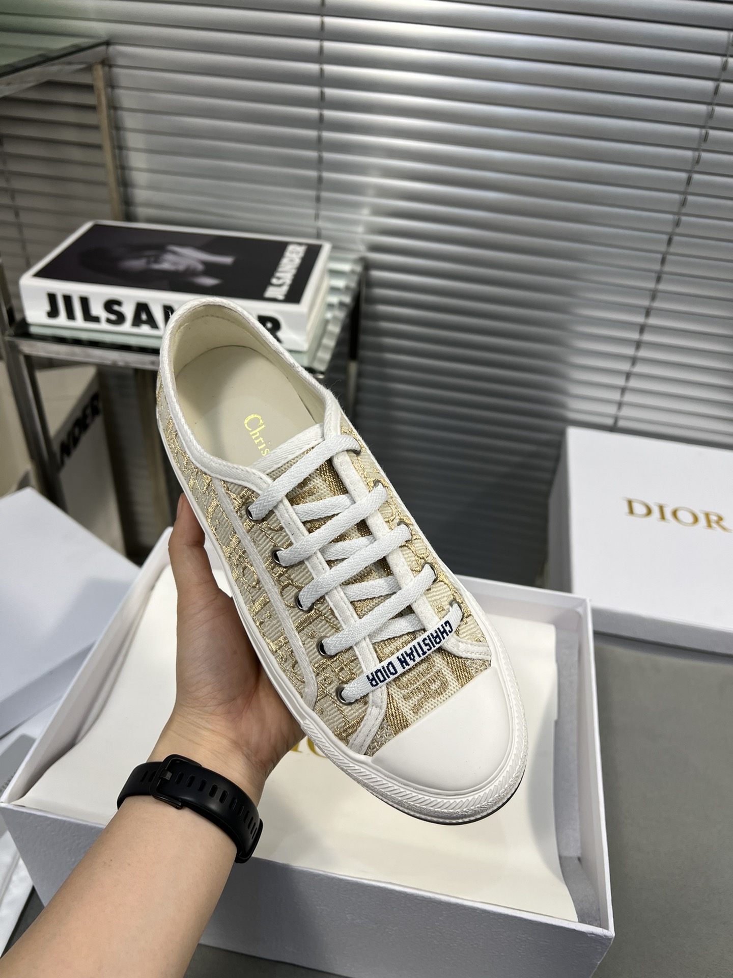Dior Walk'n'Dior Embroidered Canvas Sneakers with Platform Sole 8 i1682278667 8763 6