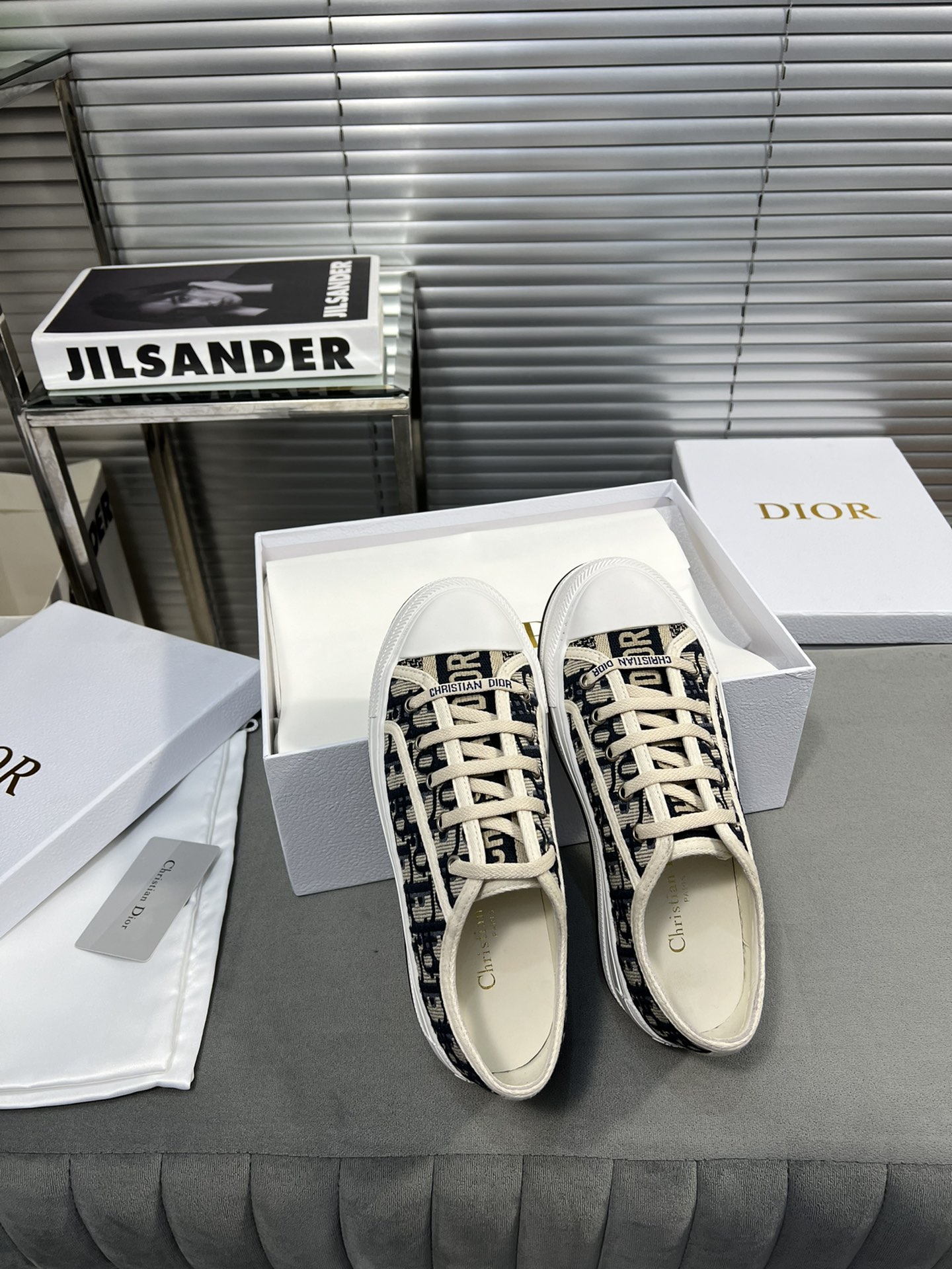 Dior Walk'n'Dior Embroidered Canvas Sneakers - Iconic Style & Comfort 6 i1682278802 7203 4