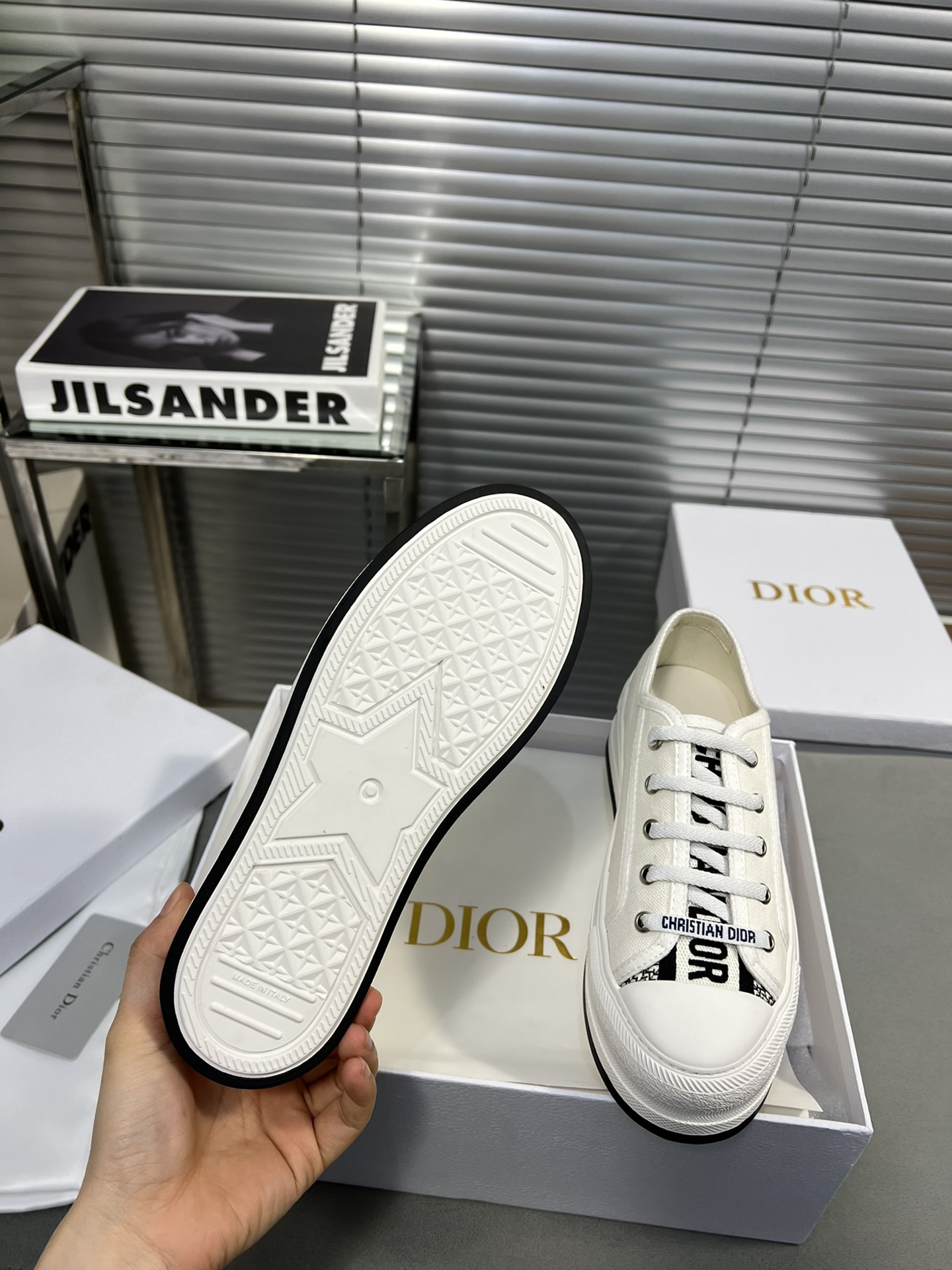 Dior Walk'n'Dior Embroidered Canvas Sneakers - Comfortable & Stylish 10 i1682278924 7494 8