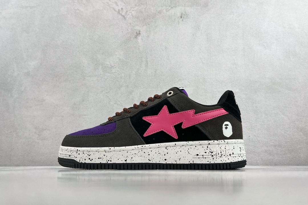 BapeSTA灰粉撞色32A6431