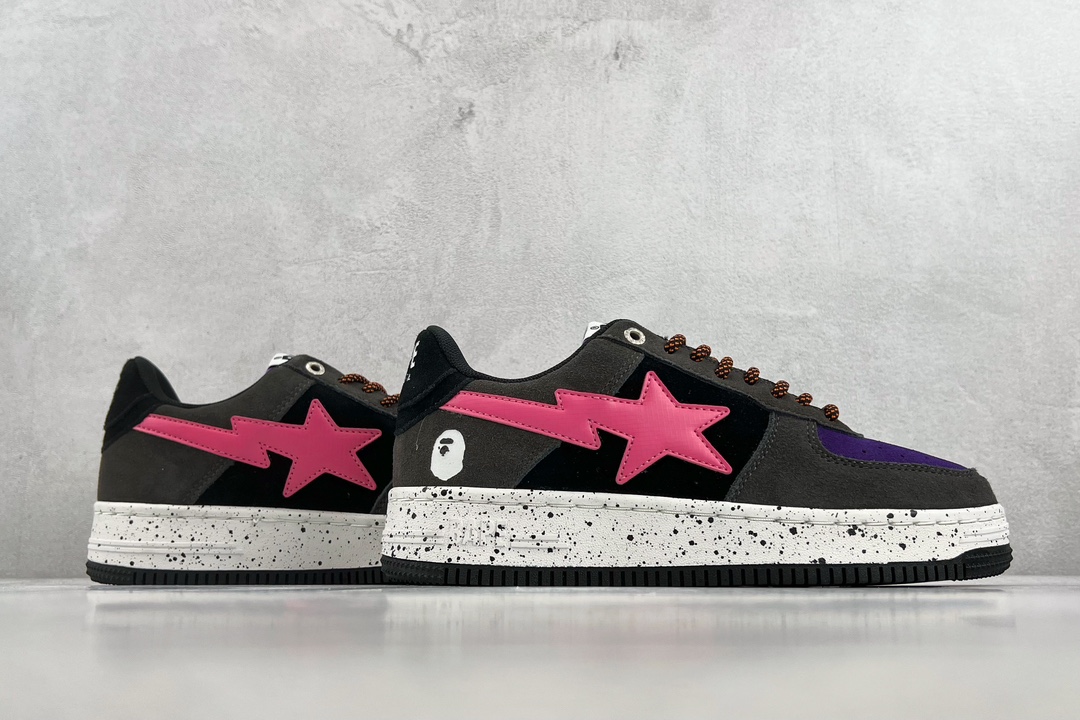 BapeSTA灰粉撞色32A6431