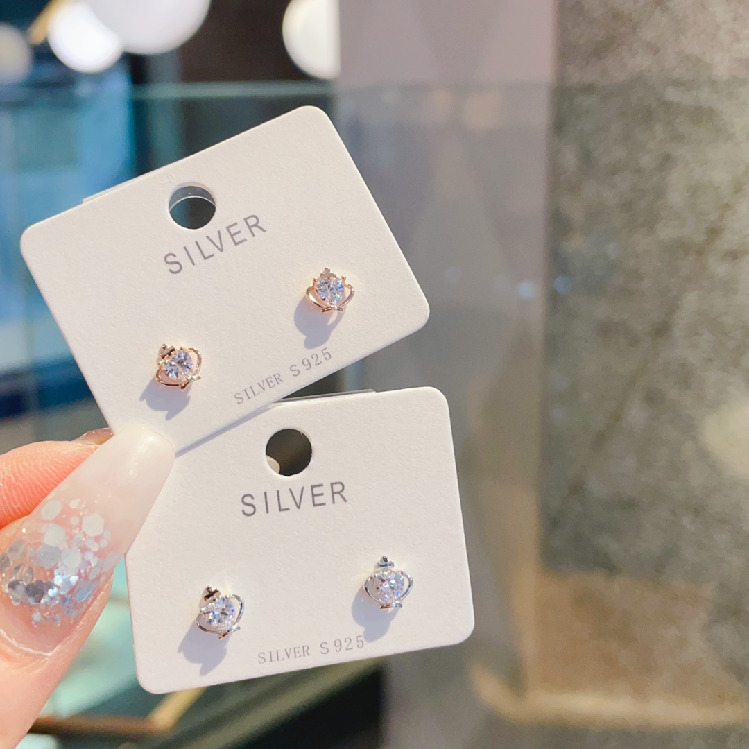 Hypoallergenes Silber Ohrringe Sanft Geschenk für sie Gold