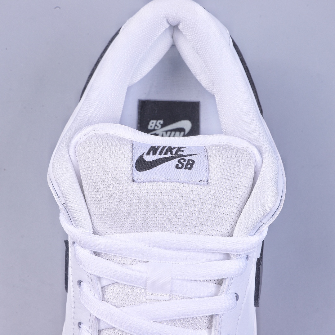 240 Nike Dunk Low SB 生胶白黑 CD2563-006