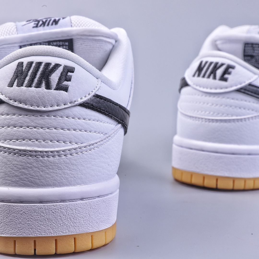 240 Nike Dunk Low SB 生胶白黑 CD2563-006