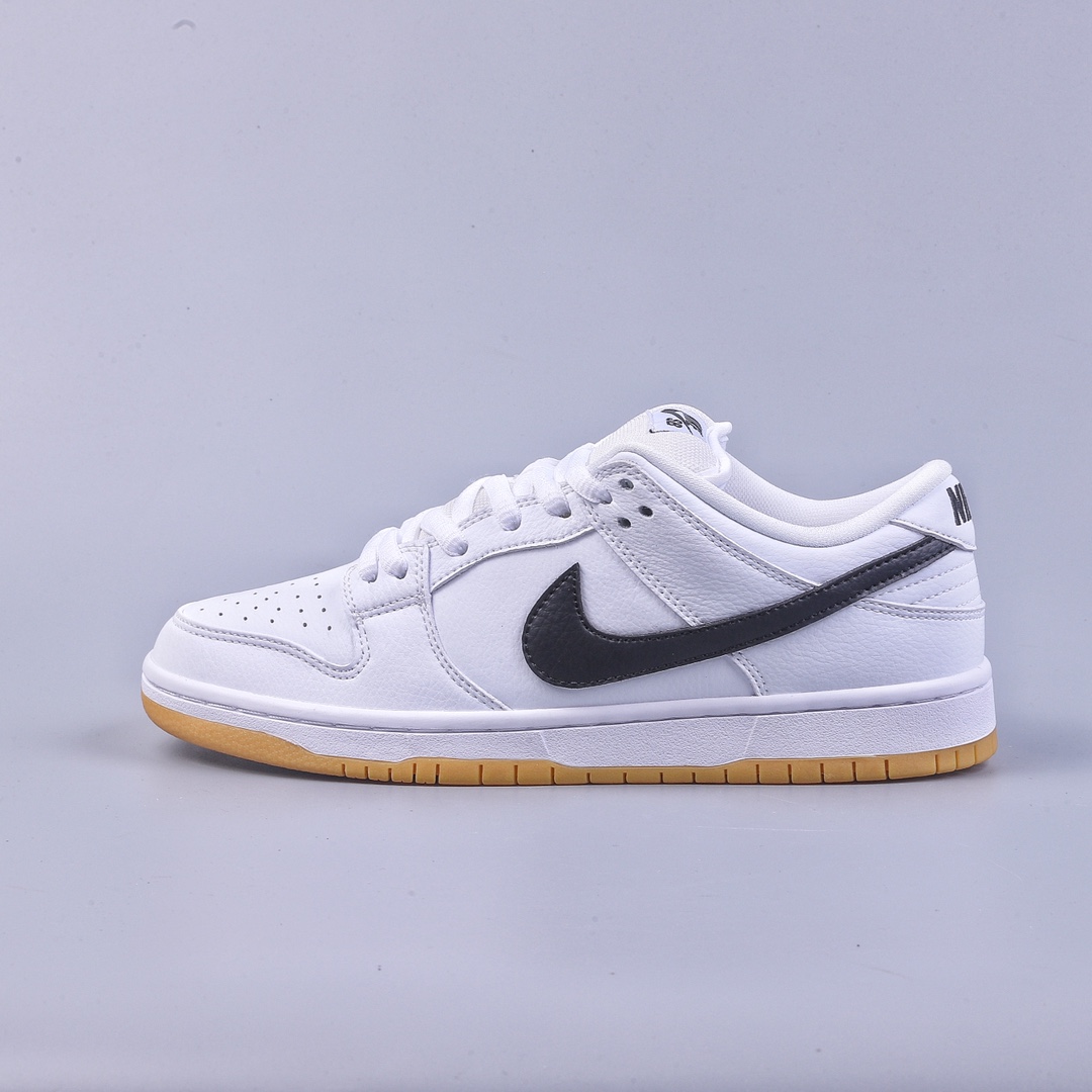 240 Nike Dunk Low SB 生胶白黑 CD2563-006