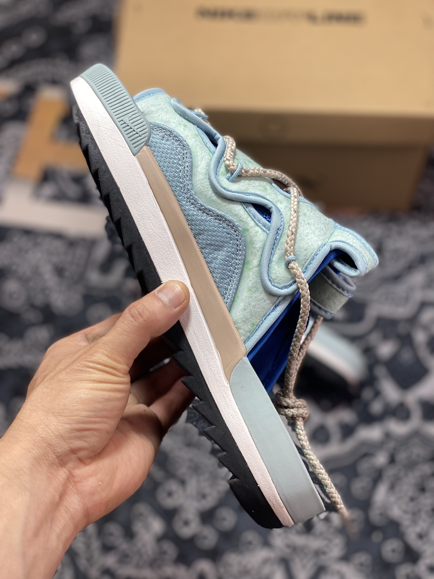 200 耐克Nike Offline 2.0 Slide”Ocean Cube/Marina Blue”离线运动沙滩凉拖鞋“海盐蓝深海蓝弹力绳”DJ6229-300
