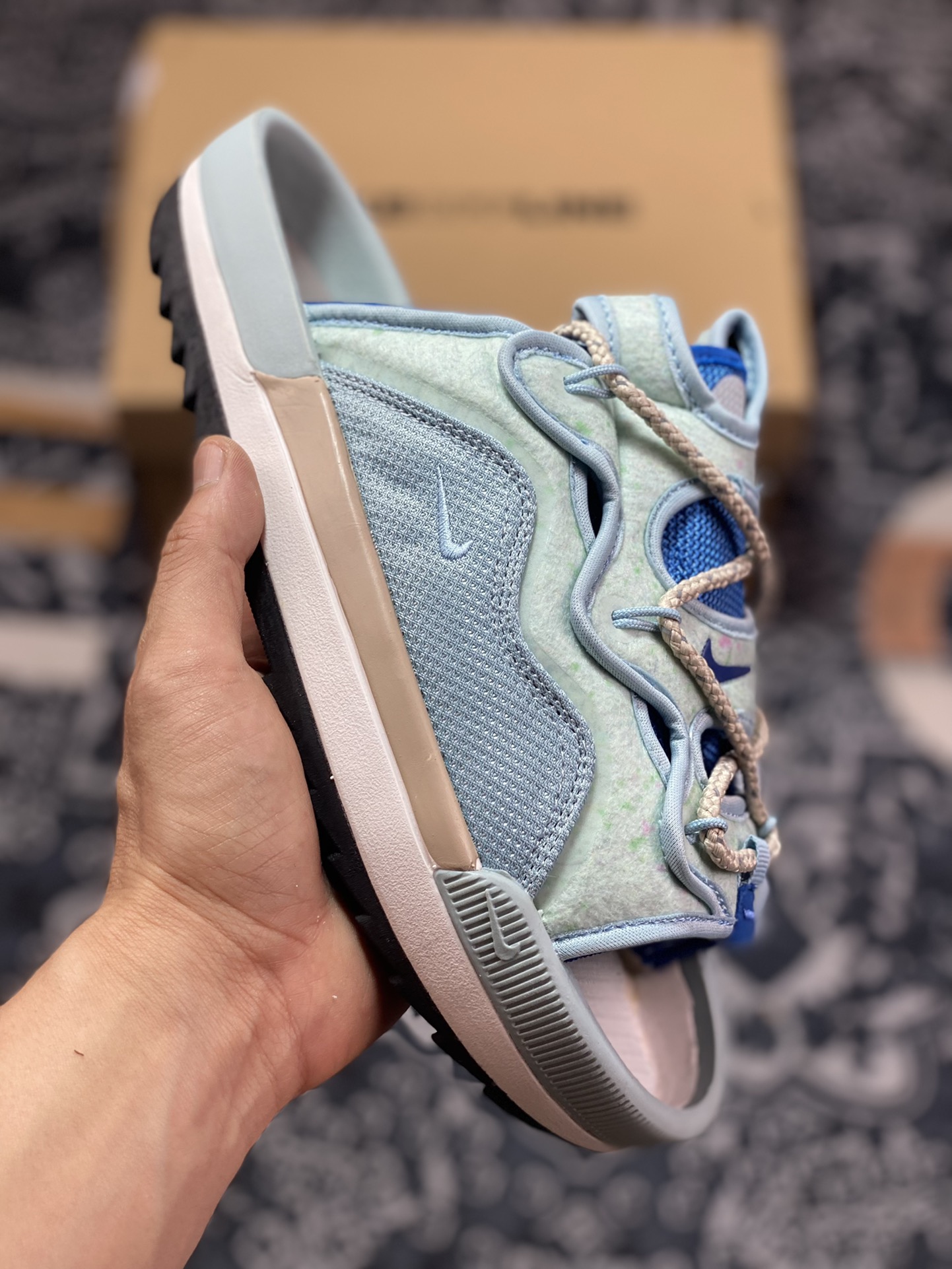 200 耐克Nike Offline 2.0 Slide”Ocean Cube/Marina Blue”离线运动沙滩凉拖鞋“海盐蓝深海蓝弹力绳”DJ6229-300
