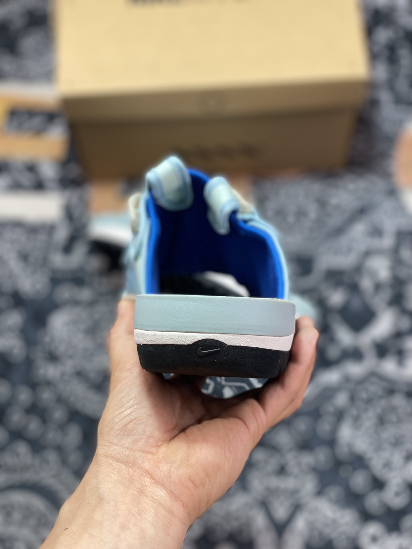 200 耐克Nike Offline 2.0 Slide”Ocean Cube/Marina Blue”离线运动沙滩凉拖鞋“海盐蓝深海蓝弹力绳”DJ6229-300
