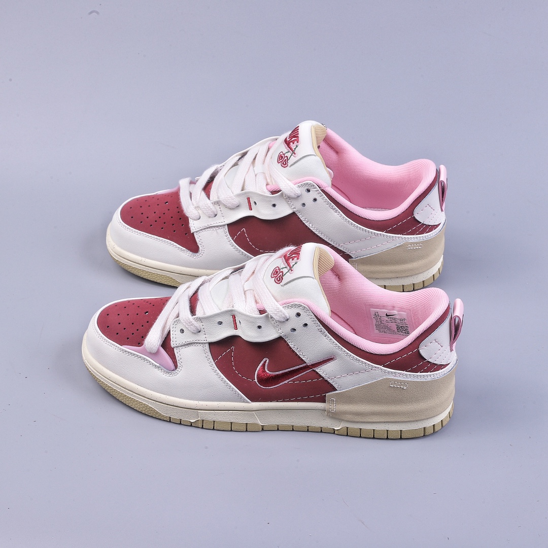 280 GT Nike SB Dunk Low 情人节酒红樱桃 FD4617-667