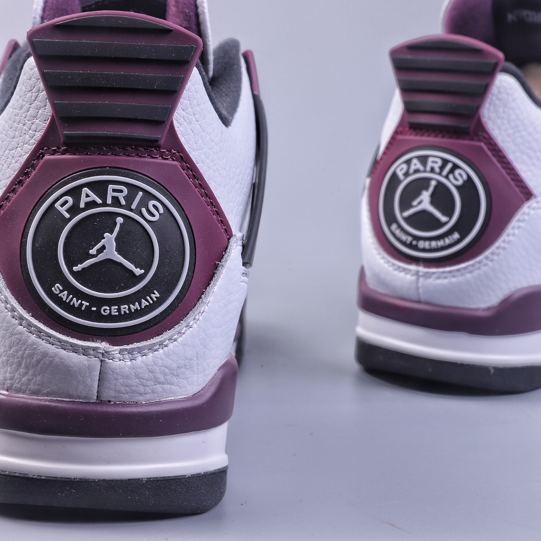 240 S Air Jordan 4 Retro PSG 白紫大巴黎 AJ4 乔丹4代 aj4 乔4 白紫联名 CZ5624-100