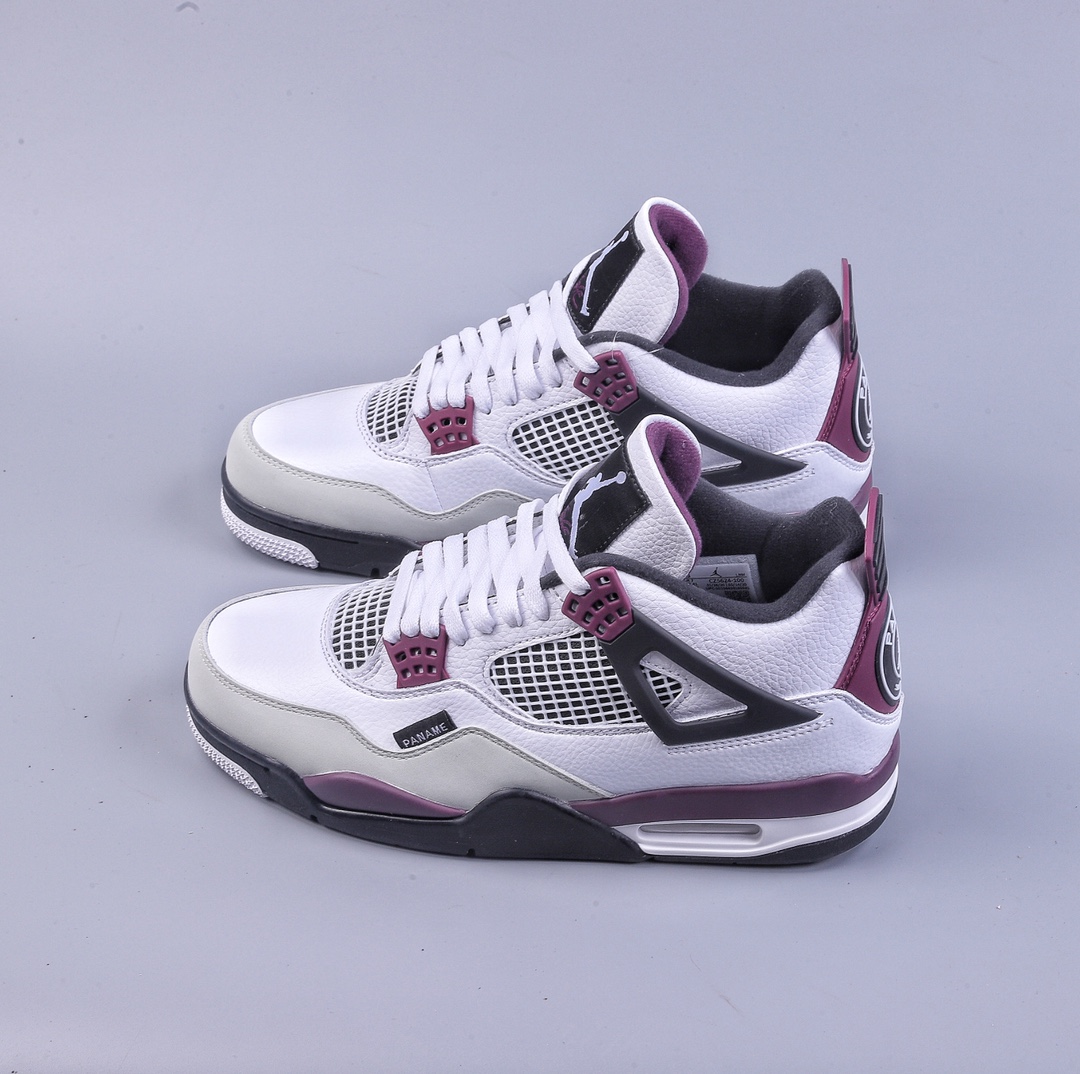 240 S Air Jordan 4 Retro PSG 白紫大巴黎 AJ4 乔丹4代 aj4 乔4 白紫联名 CZ5624-100