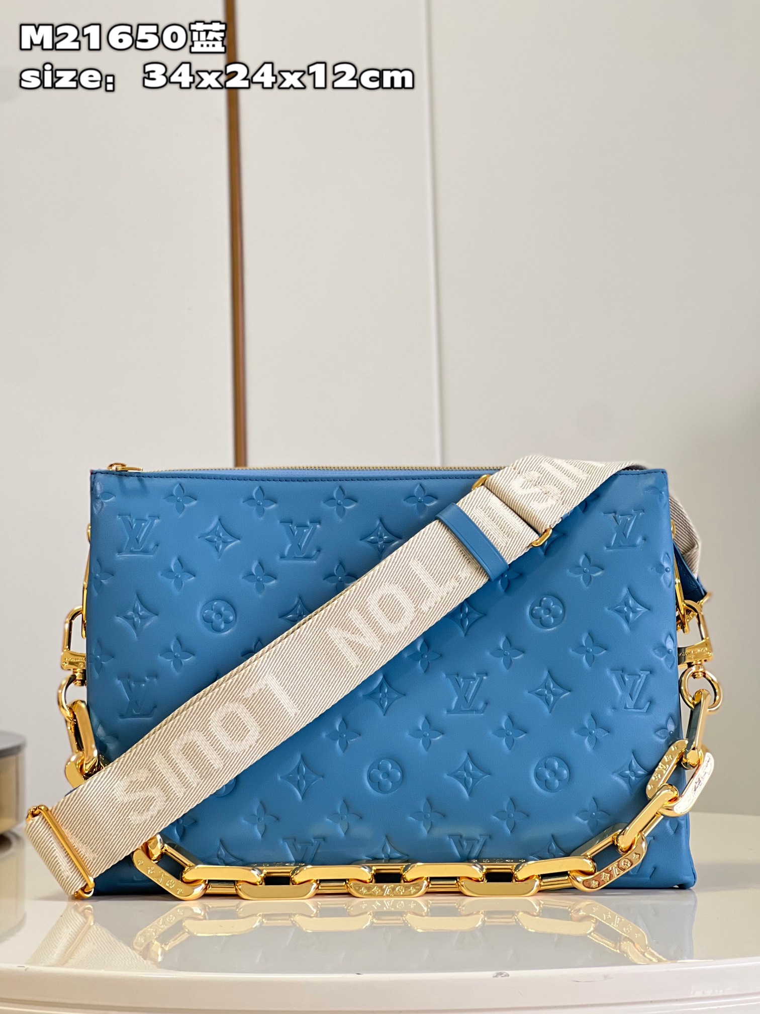 Louis Vuitton LV Coussin Fashion
 Bags Handbags Blue Sheepskin Fashion M21650