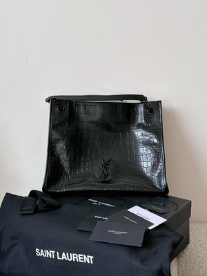 Yves Saint Laurent YSL Niki Handbags Tote Bags Black