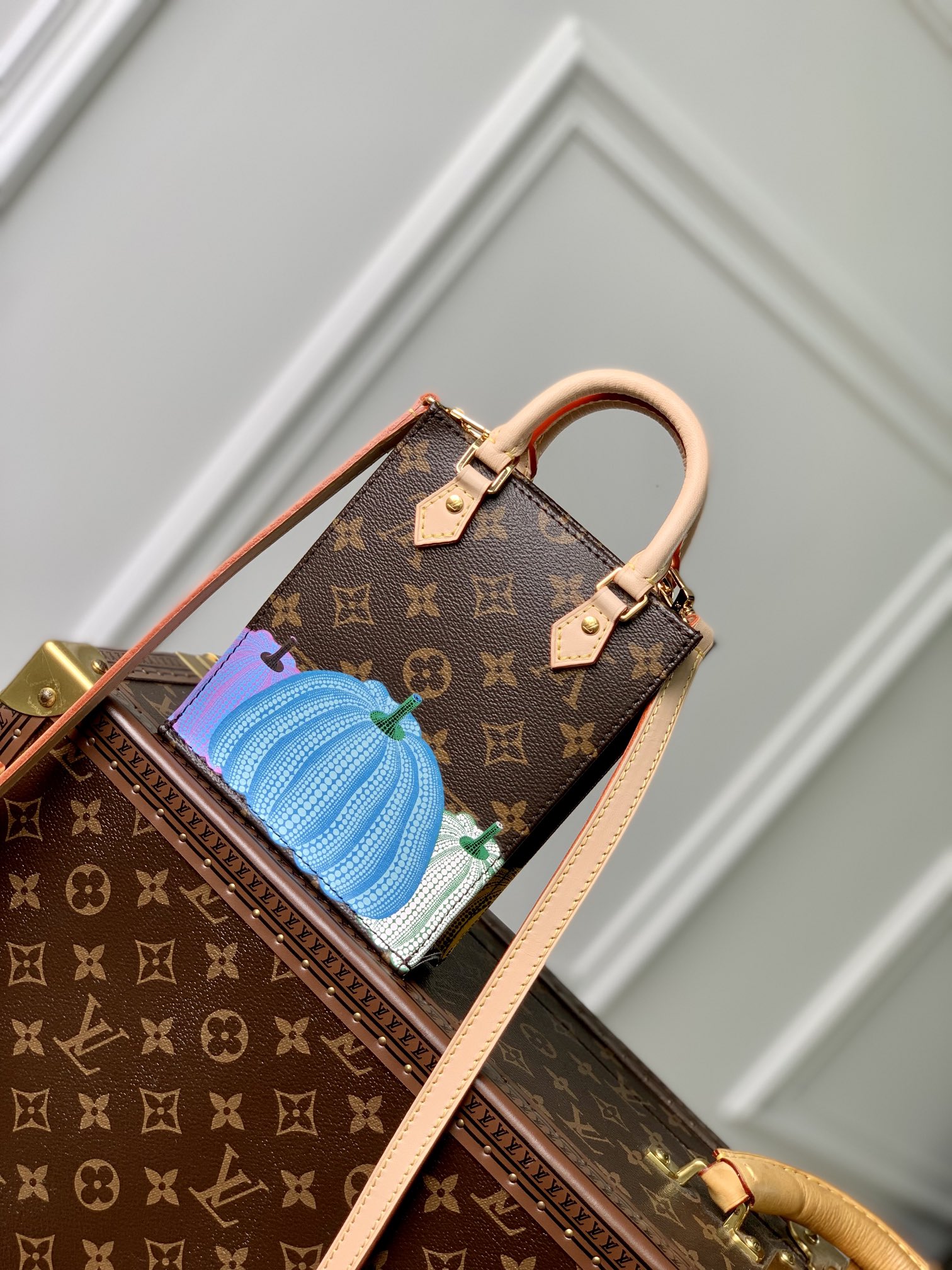 Louis Vuitton LV Sac Plat Bags Handbags Monogram Canvas M82112