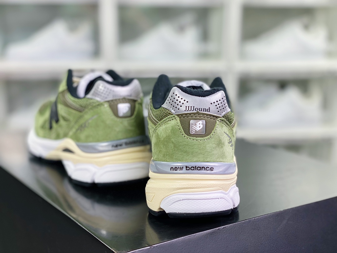 JJJJound x 【NBNew Balance】 Made in USA M990V3 three-generation series low-top running shoes ”Dead Grass Olive Green Black” M990JD3