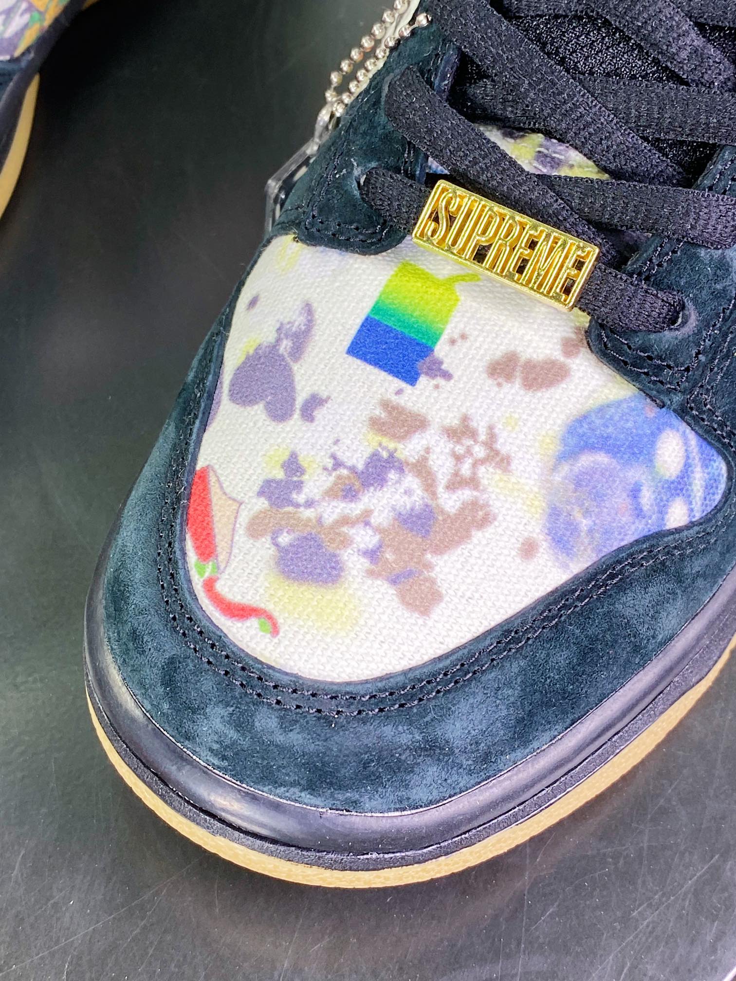360 【Supreme x Nike】 SB Dunk Low'Rammellzee'扣篮系板鞋“Sup黑彩艺术涂鸦”FD8778-001