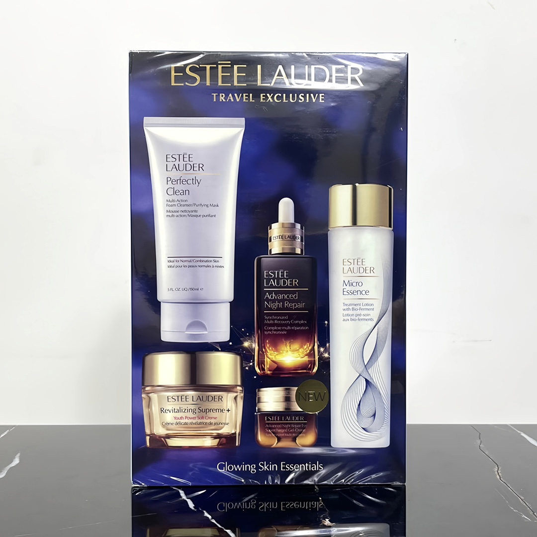 110! New Estée Lauder increased five-piece set 🔜 code C35! Full set upgraded to latest version. Includes: Advanced Nig…