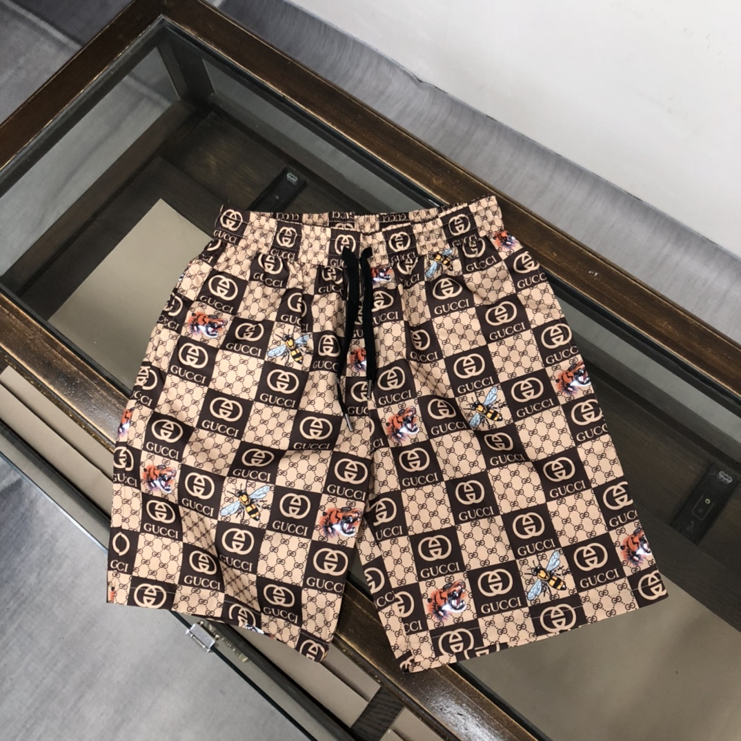 Gucci Clothing Shorts Printing Nylon Spring/Summer Collection Quick Dry