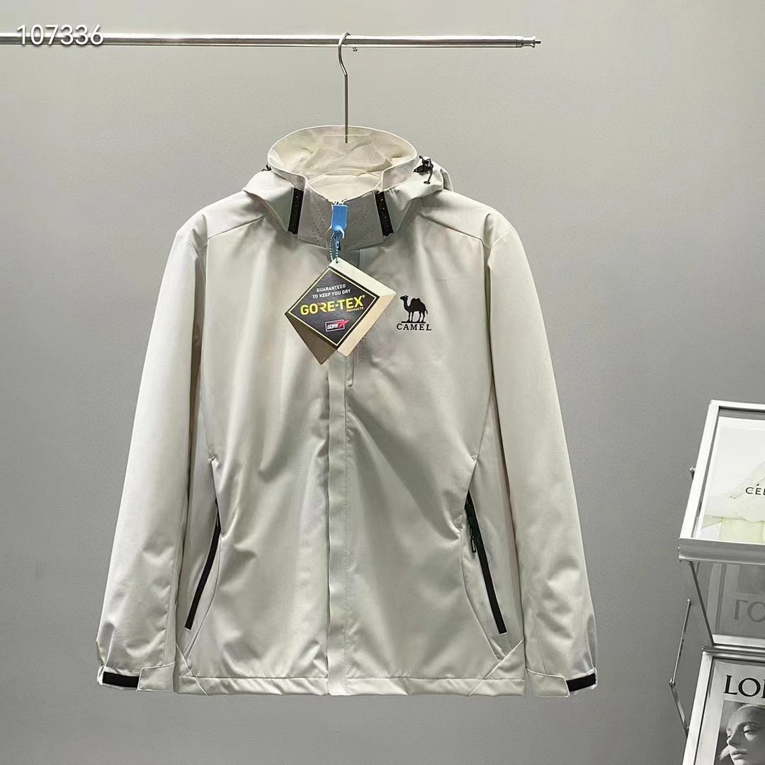 XDJ 1962 Camel Soft-Shell Windproof Jacket for Outdoor Sports: Water-Proof, Wind-Proof, Cozy. - 图片 4