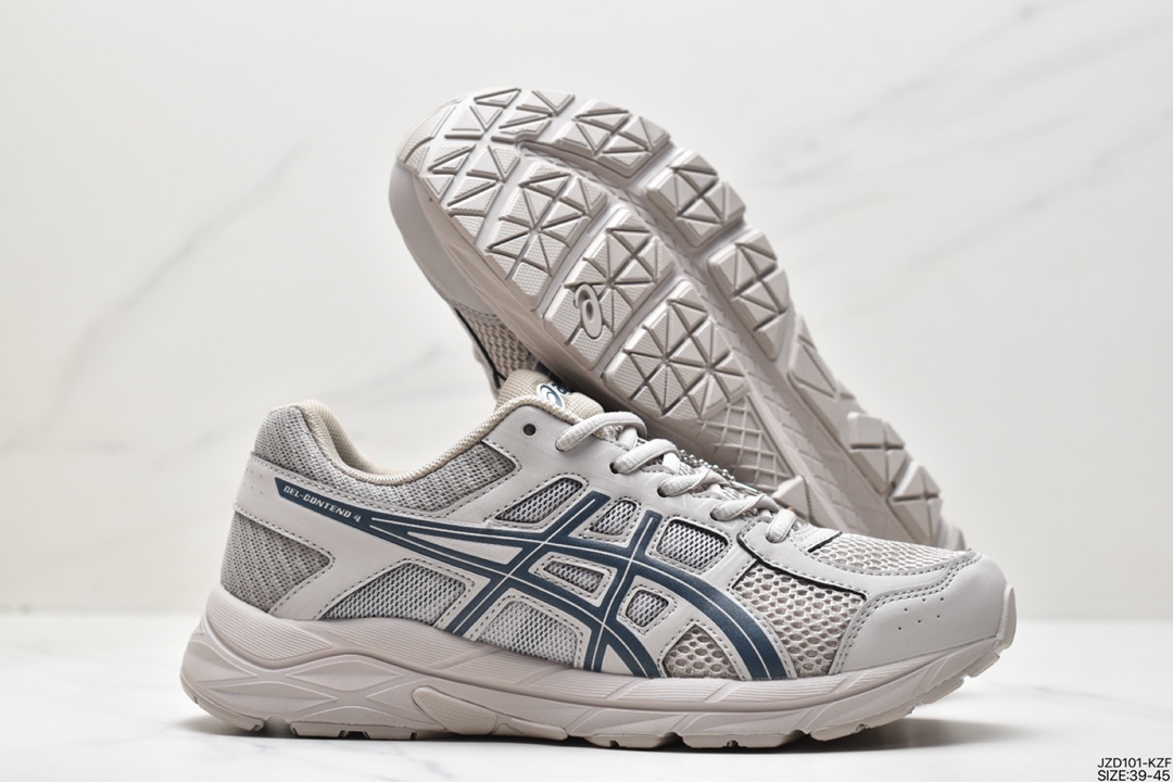 Asics Gel-Contend 4 Contend 4 Low-top Urban Leisure Sports Running Shoes ”Gray Blue”