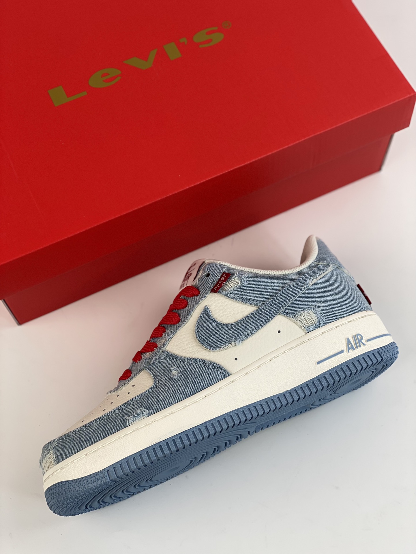 240 Nike Air Force 1 Low 07 Levi's 联名蓝牛仔 VT5698-566