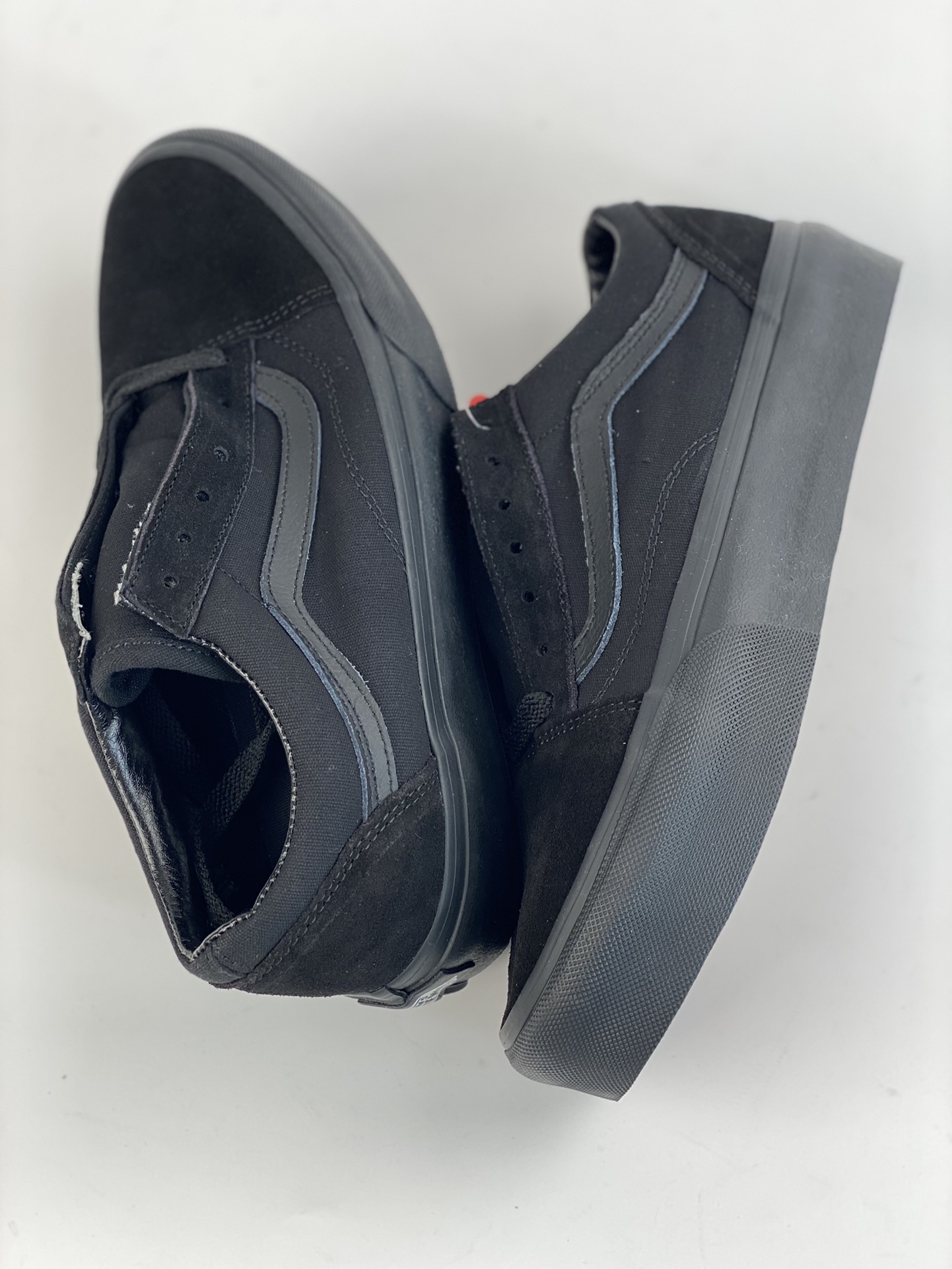 VANS OLD SKOOL PLATFORM lightweight, wear-resistant, comfortable thick-soled low-top sneakers black