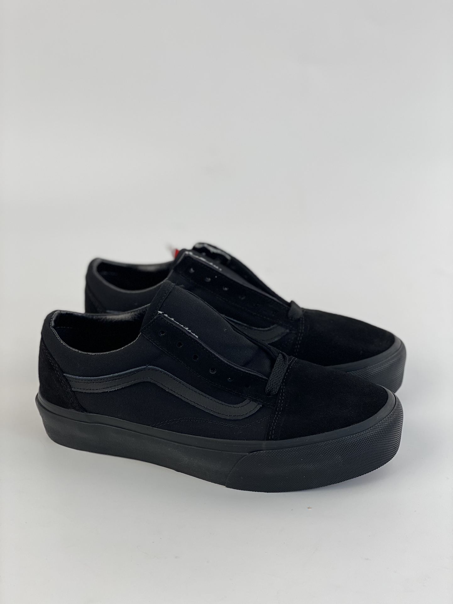 VANS OLD SKOOL PLATFORM lightweight, wear-resistant, comfortable thick-soled low-top sneakers black