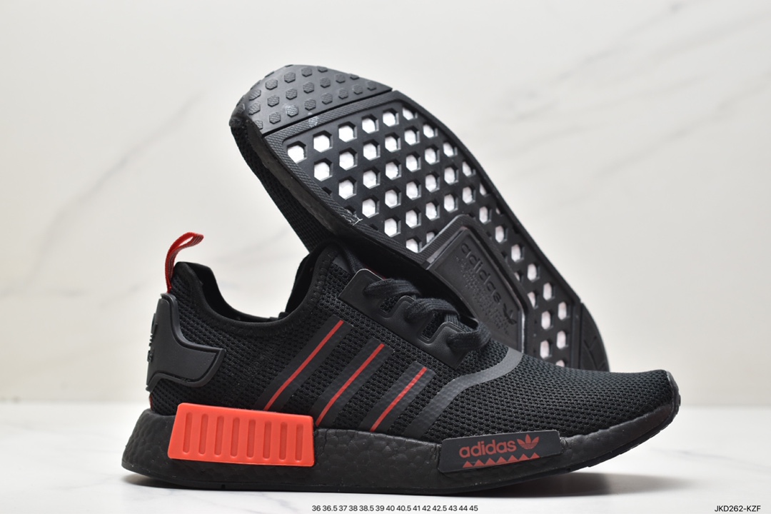 Adidas NMD_R1 V2 Boost Popcorn Super Elastic Midsole Running Shoes GV8422