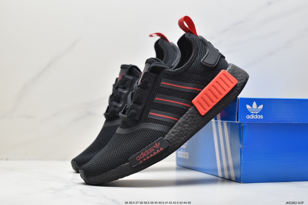 Adidas NMD_R1 V2 Boost Popcorn Super Elastic Midsole Running Shoes GV8422