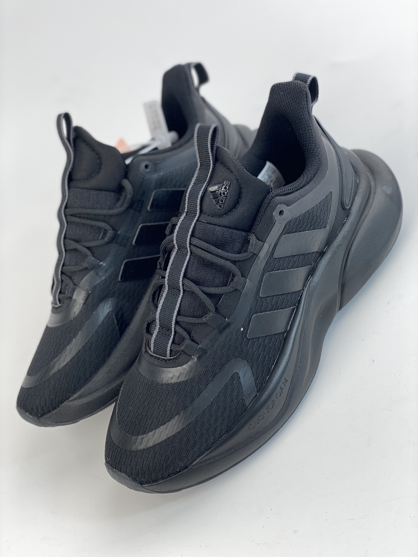 Adidas Alphabounce + comfortable trendy lightweight wear-resistant non-slip low-top running shoes HP6142