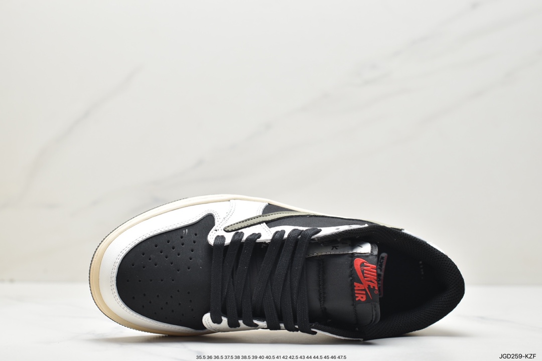 180 Travis Scott x Nike Wmns Air Jordan 1 Low OG”Olive”AJ1乔丹一代篮球鞋 DZ4137-106