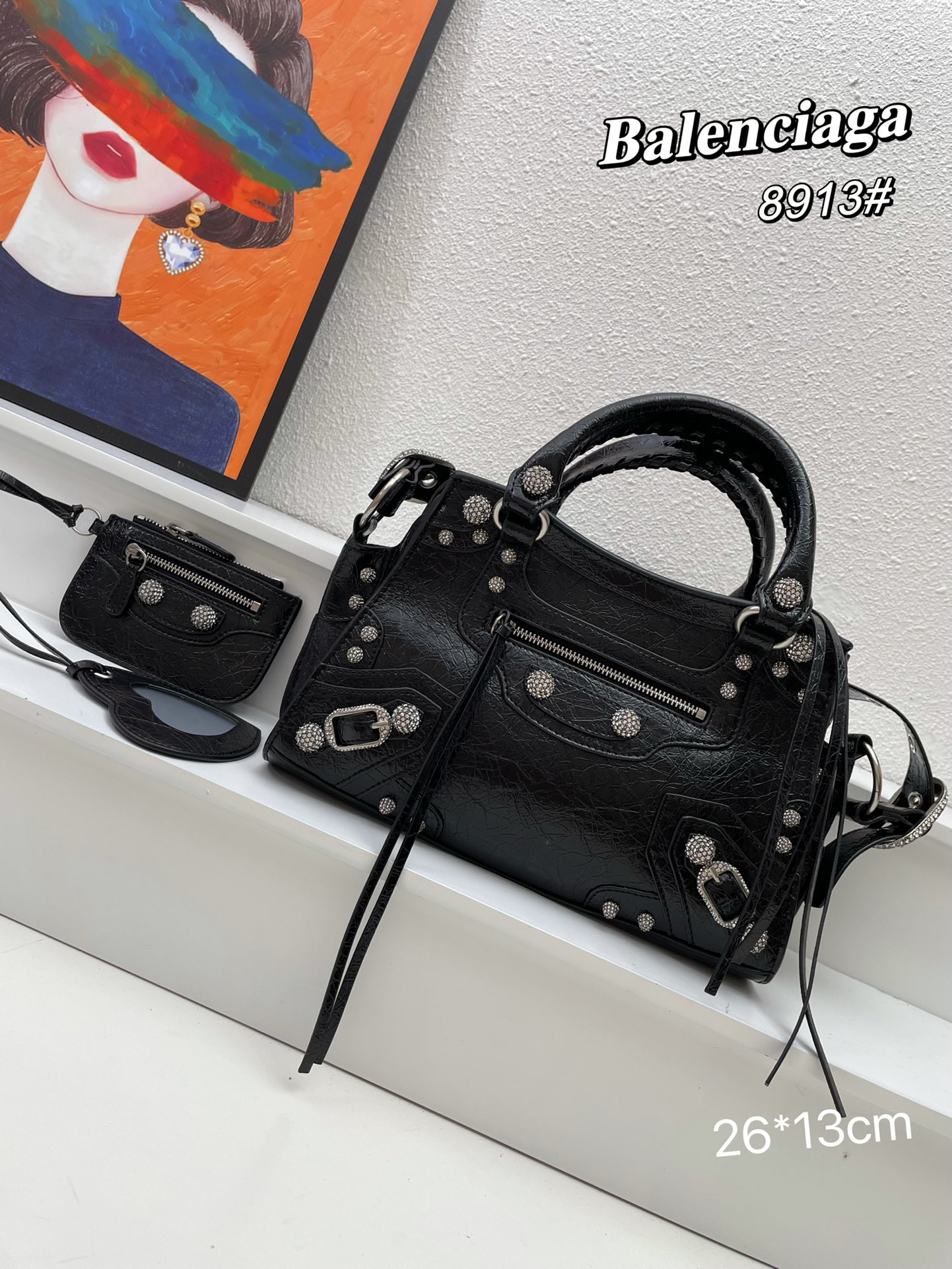 700 Balenciagα巴黎最新款Neo cagole机车包