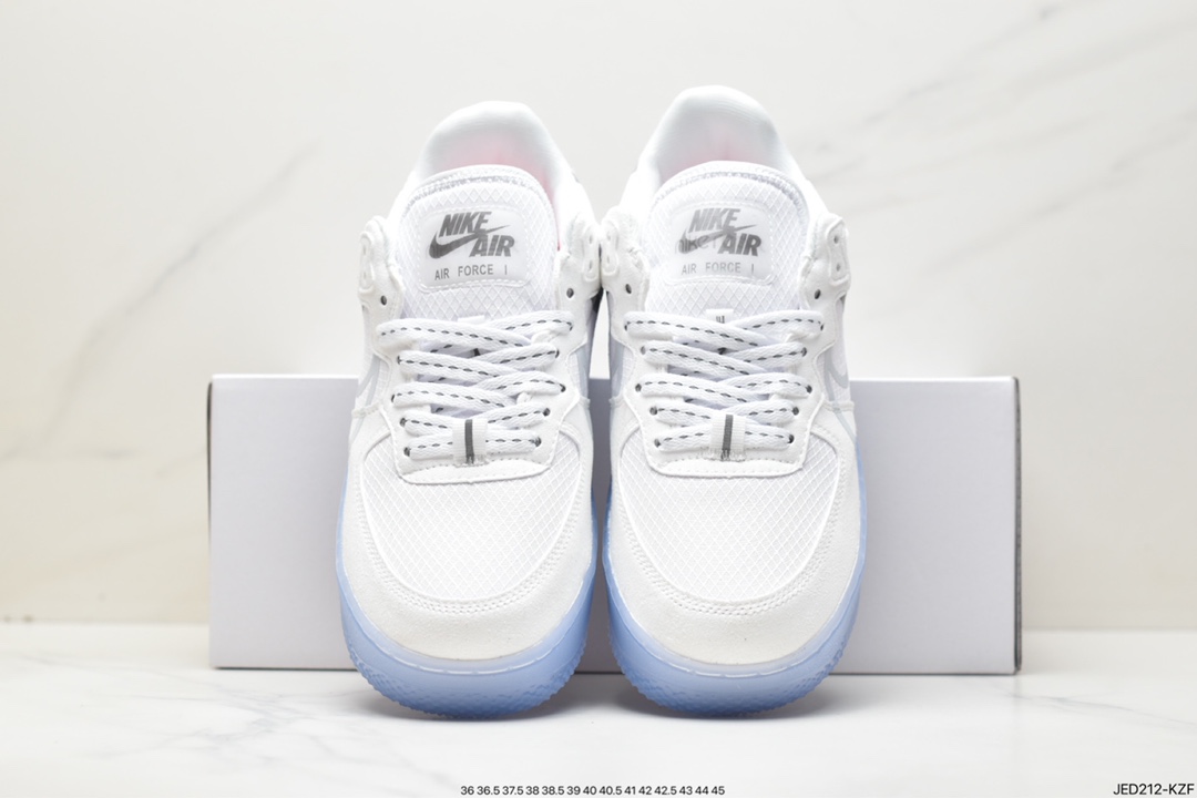 150 Nike Air Force 1 React QS 骨白 冰蓝 CQ8879-100