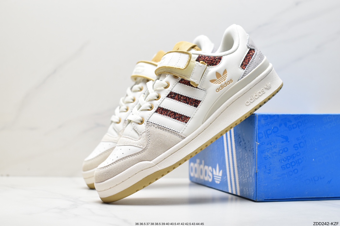 Adidas Originals Forum 84 Low Rome series Velcro low-top sneakers HQ4604