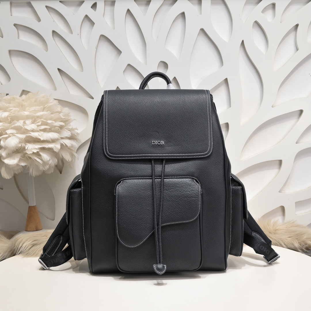 Dior Best
 Bags Backpack Black Cowhide Fashion