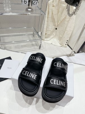 Celine Shoes Sandals Top Fake Designer Rubber Summer Collection Fashion