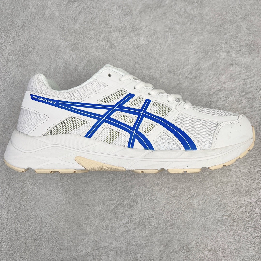 Asics Gel-Contend 亚瑟士抗衡4代低帮城市休闲运动跑步鞋 专业的运动科技 出色的缓冲性能 带来舒适的跑步体验 鞋面采用三明治网布 透气性非常出色 鞋舌带有偏向外侧设计 固定鞋舌防止外倾 内里海绵加透气的BK网布 加强脚部的包覆感 Rearfoot Gel后置凝胶能提供出色的缓冲性能 中底采用补强结构 能有效防止运动中的长时间扭动造成足弓变形 缓解足部疲劳 防滑耐磨橡胶大底 具有较强抓地性 适合慢跑和中等强度训练穿着 后跟内置GEL胶提供更加充分的冲击防护 鞋身外侧反光设计元素 在夜间增强保护性能 尺码：35 36 36.5 37 38 38.5 39 40 40.5 41 42 42.5 43 44 45-选品中心