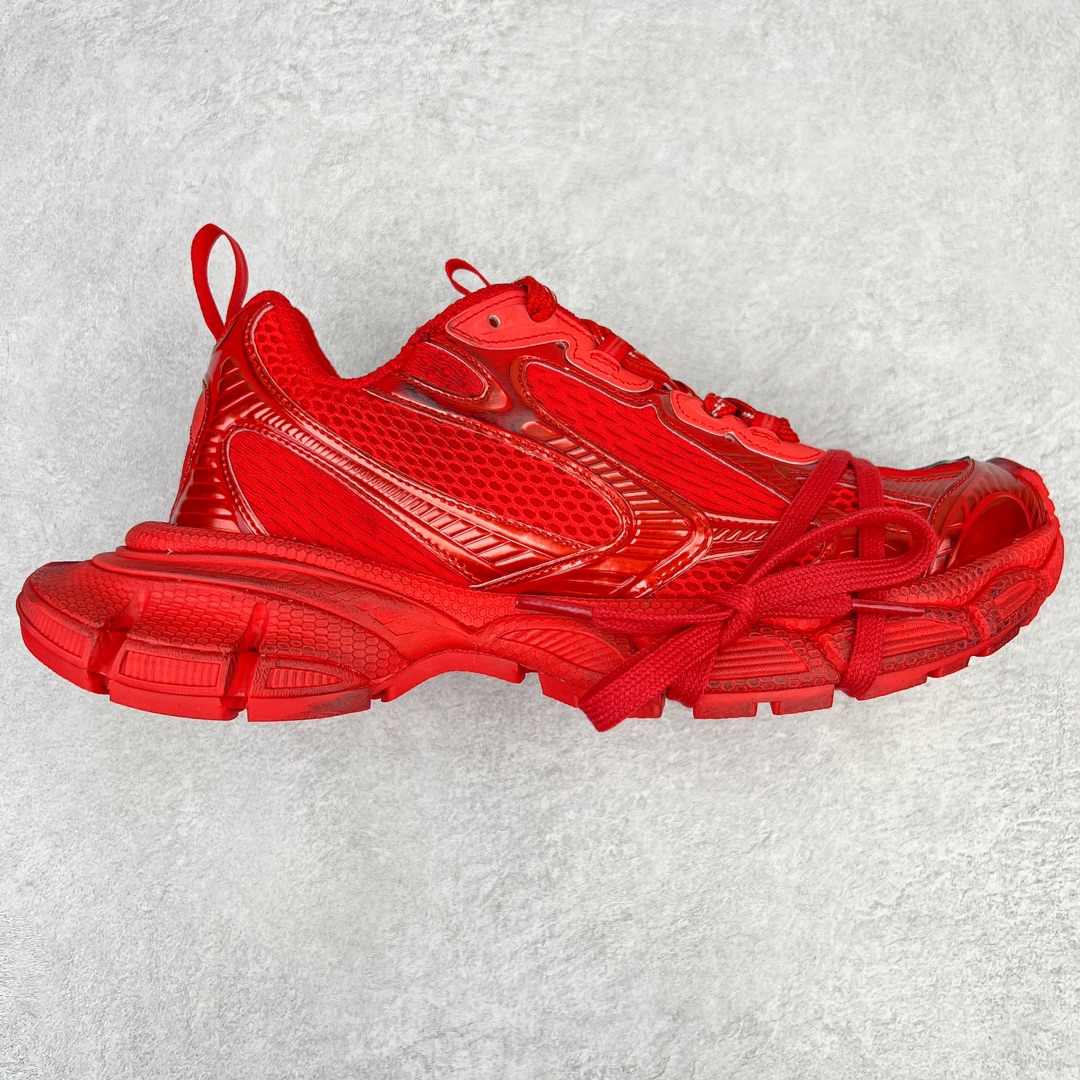 💰350 ＃VG零售版 BALENCIAGA 3XL Sneakers 巴黎世家十代网布系带低帮走秀复古老爹鞋 全套原纸板楦头开发 最原汁原味的灵魂版型 全鞋荧光划线卡点 胶水把控整洁度追求极致完美 每一双都是工艺品 多重QC质检 超越公司货的品控标准 实实在在的免检产品 原盒原配 正确字体电绣 粗细、位置、大小正确 侧边TPU 透气孔匹配意产原版 正确分离大底 TPU软底 原版一致大底LOGO 立体感十足 原厂皮料水洗做旧 采购原厂网纱 不含皮革 网布材料和聚氨酯 磨损效果 鞋头边缘和后帮 Balenciaga 徽标 鞋面和后跟凸印尺码 鞋舌 3XL 橡胶品牌标识和反光细节 鞋帮拉袢和鞋舌拉祥 配反光细节 备用鞋带在鞋履前侧 可在穿着前取下 便于不同造型搭配 正常尺码 尺码：35 36 37 38 39 40 41 42 43 44 45 46 编码：by4936020-运动鞋