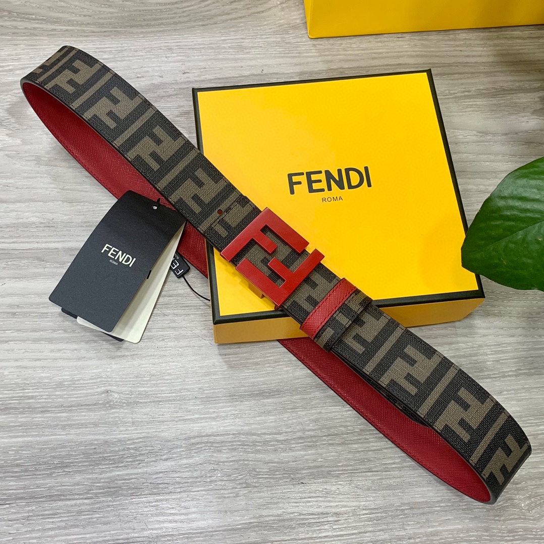 FENDI芬迪专柜同款宽4.0CM双