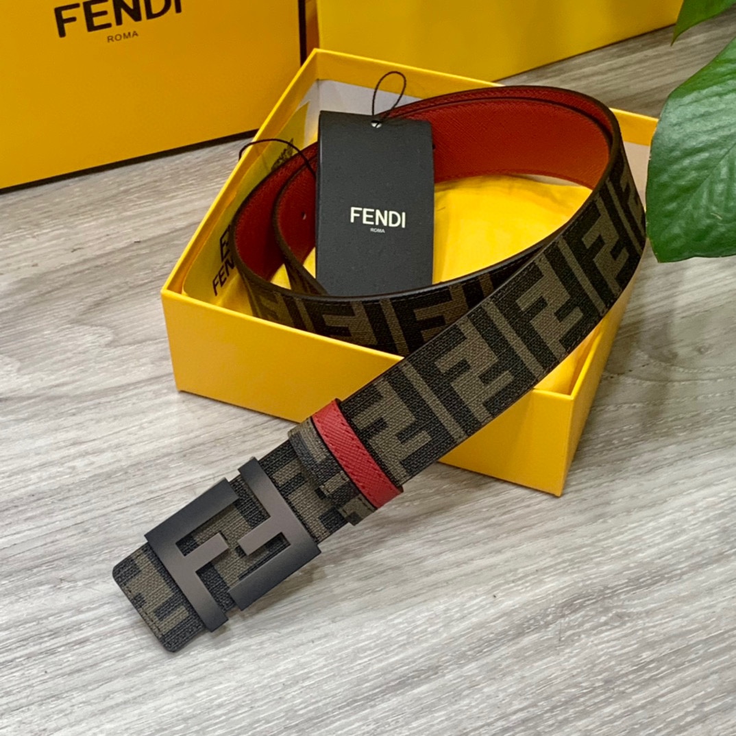 FENDI芬迪专柜同款宽4.0CM双