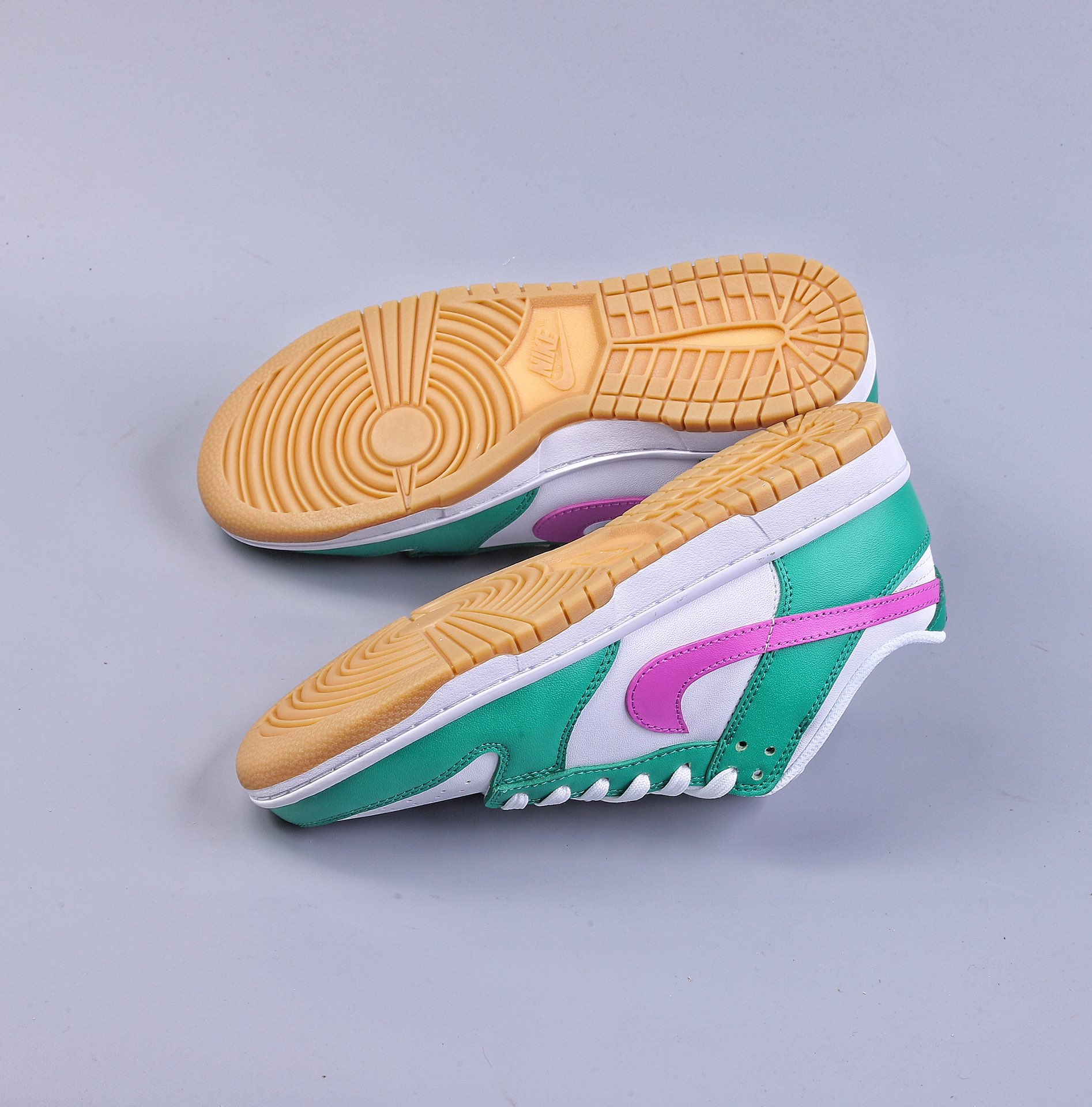 Epic cost-effective NK DUNK Low white green purple FD9922-151